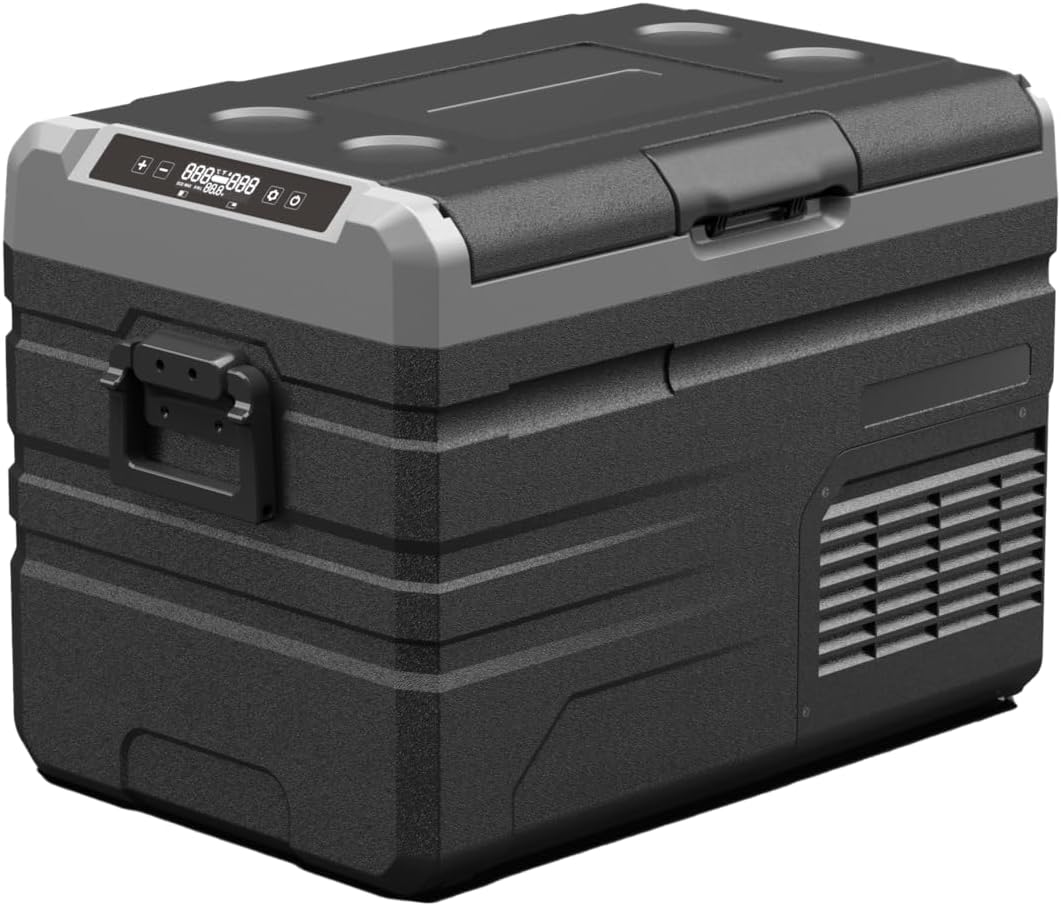 Powerology 37L Smart Dual Compartment Fridge And Freezer, Upto -20 Celcius.