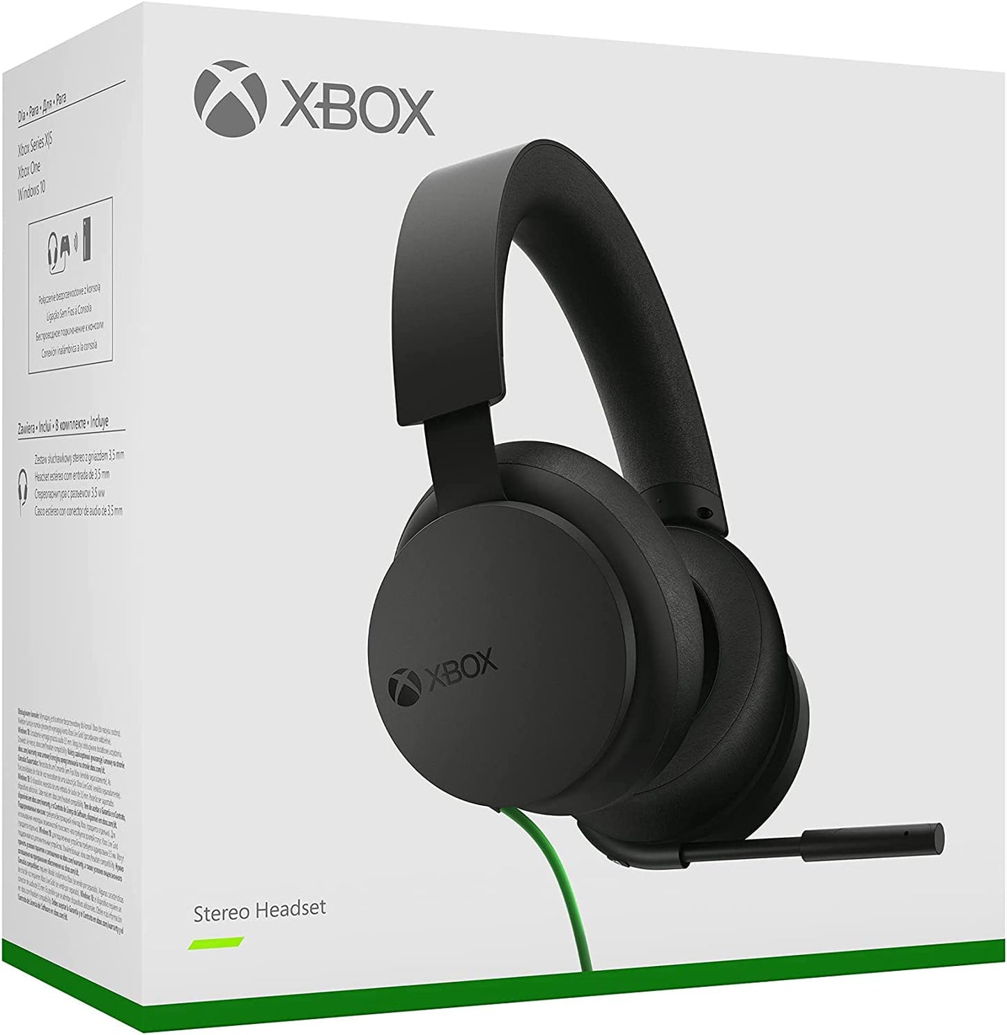 Xbox Stereo Headset – Xbox Series X,S, Xbox One, and Windows Devices (open box)