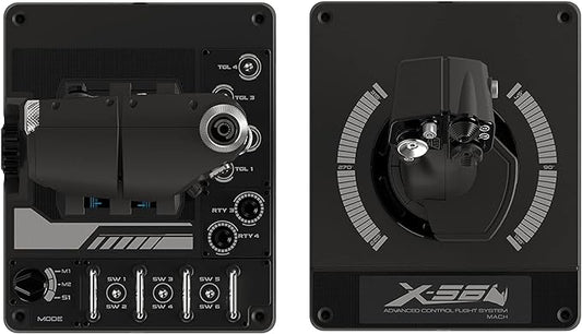 Logitech G X56 Hotas Rgb Throttle And Joystick Flight Simulator Game Controller-Black