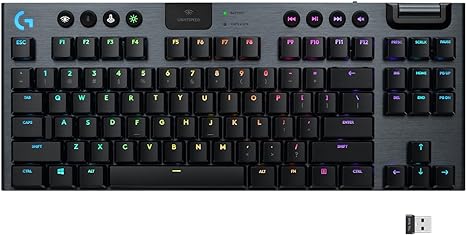 LOGITECH G915 TKL Tenkeyless LIGHTSPEED Wireless RGB Mechanical Gaming Keyboard -