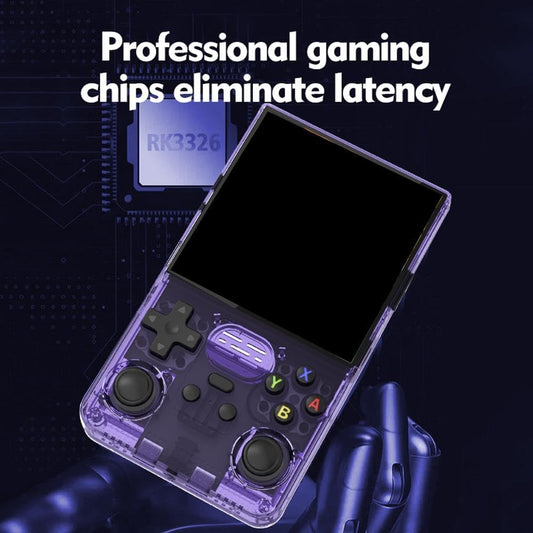 R39MAX Retro Handheld Console Portable Pocket Video Player 4" IPS Screen 128GB Open-System Emulator For Classic Arcade Games-Green