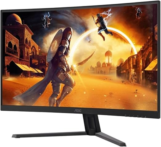 AOC CQ32G4E QHD 180Hz AdaptiveSync HDR VA Curved 31.5in Monitor-GC