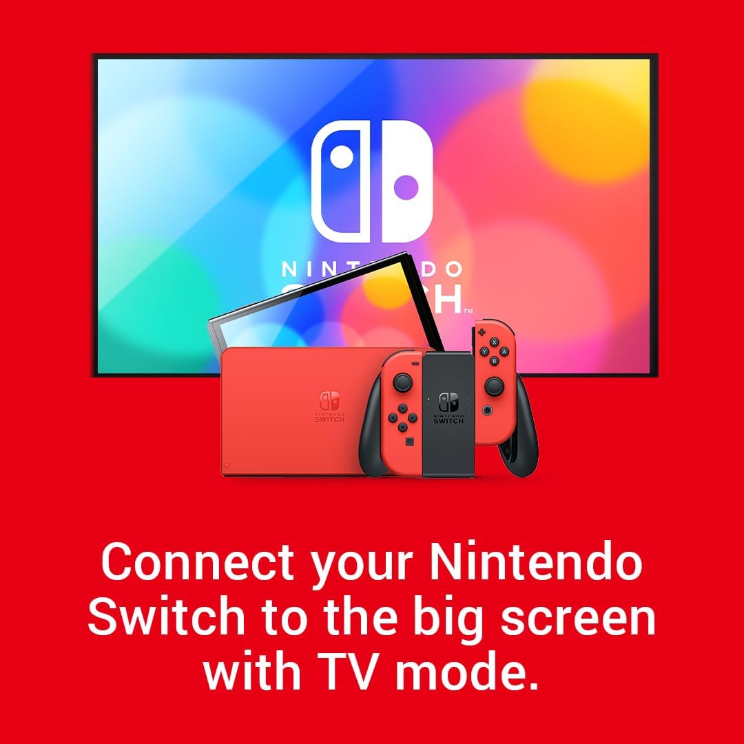 Nintendo Switch OLED Mario Red Edition Console
