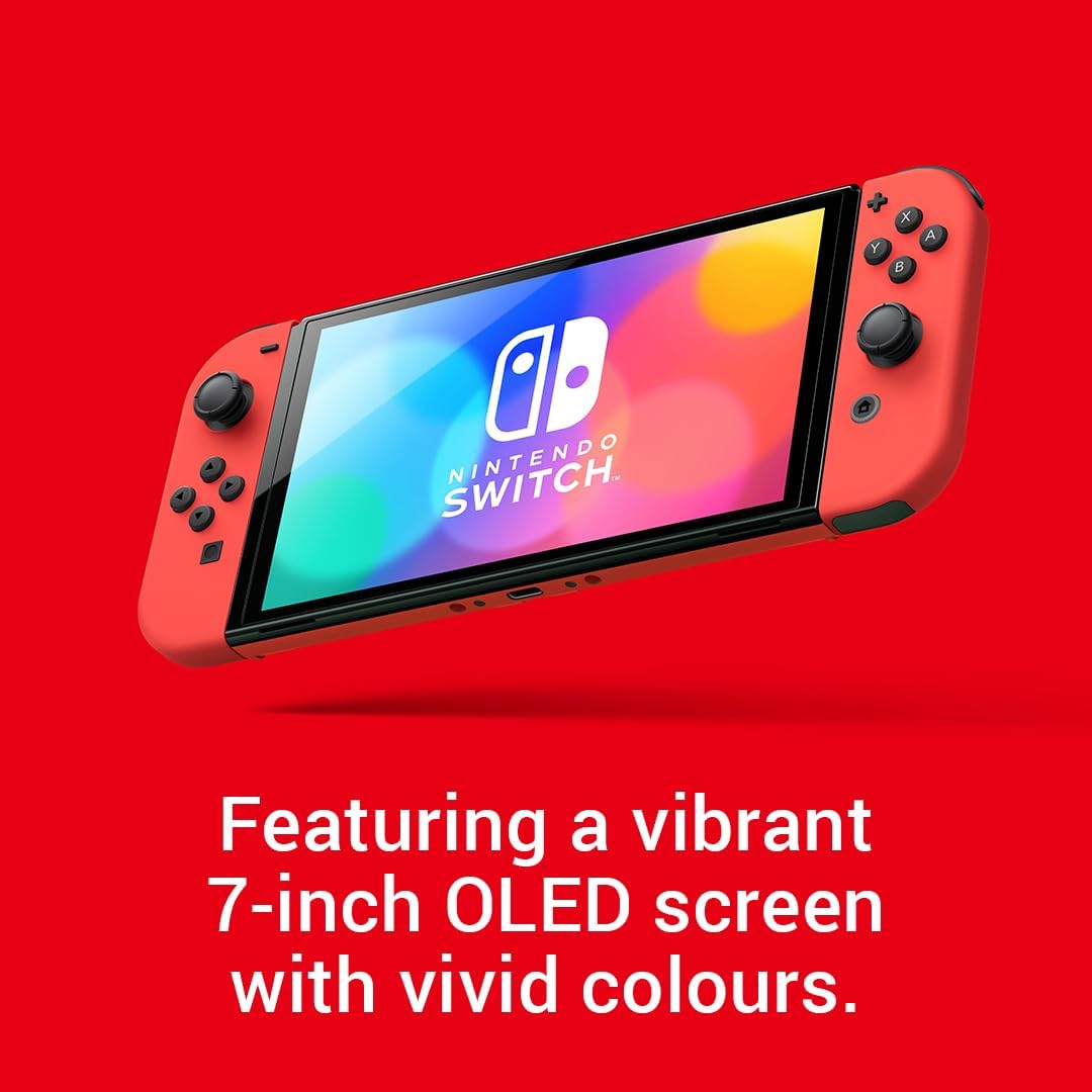Nintendo Switch OLED Mario Red Edition Console