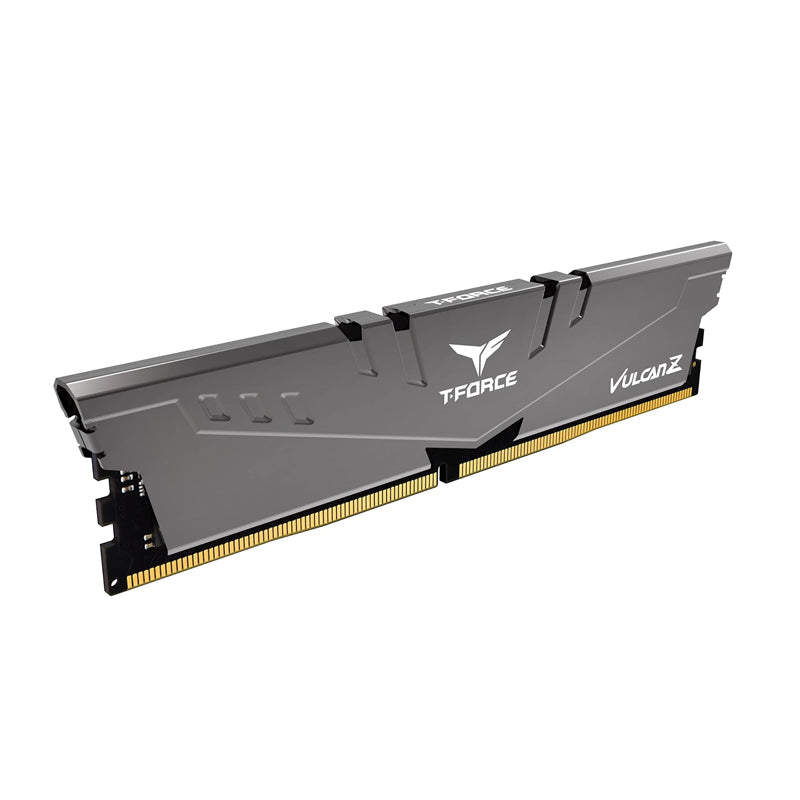 TEAMGROUP T-Force Vulcan Z DDR4 DRAM 16GB Kit (2x8GB) 3200MHz Desktop Memory Module,CL16 Ram-Gray