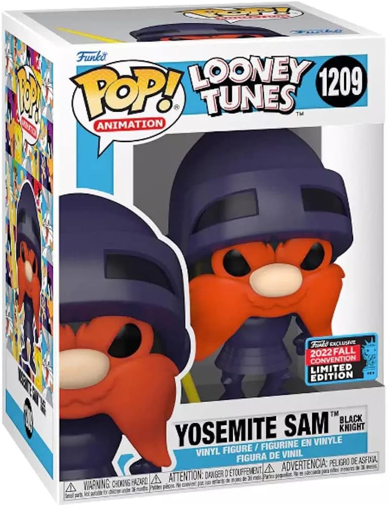 Funko Pop! Animation: Looney Tunes - Yosemite Sam (Knight)(NYCC'22), Collectable Vinyl Figure - 67044