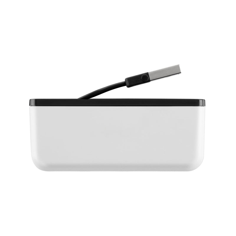 Belkin Travel 4-Port USB 2.0 Hub with Built-In Cable Management,White