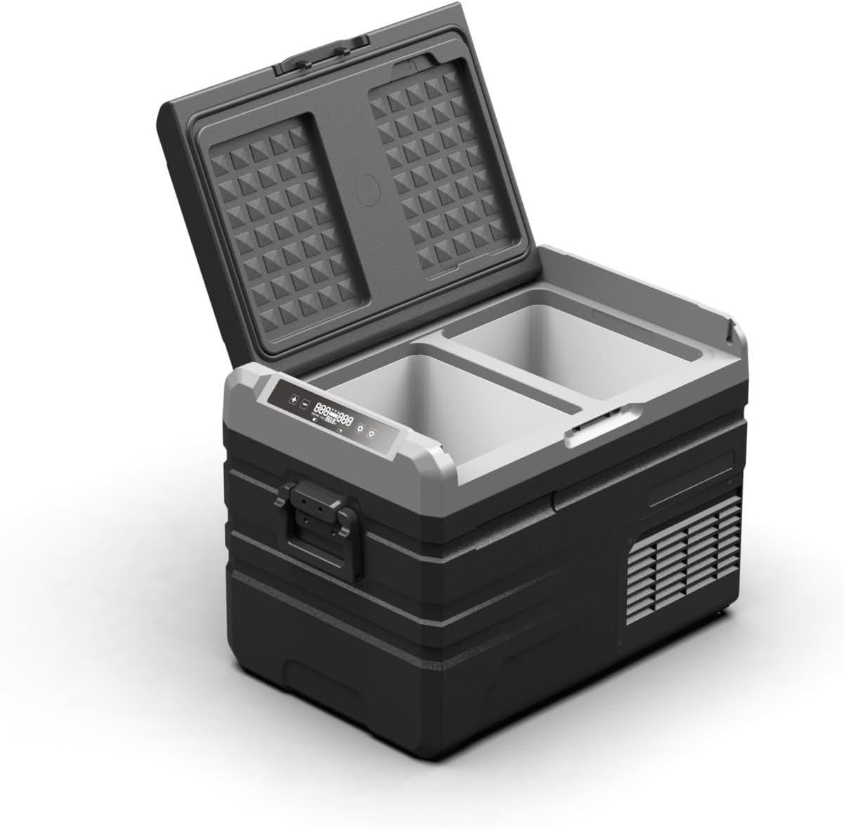 Powerology 37L Smart Dual Compartment Fridge And Freezer, Upto -20 Celcius.