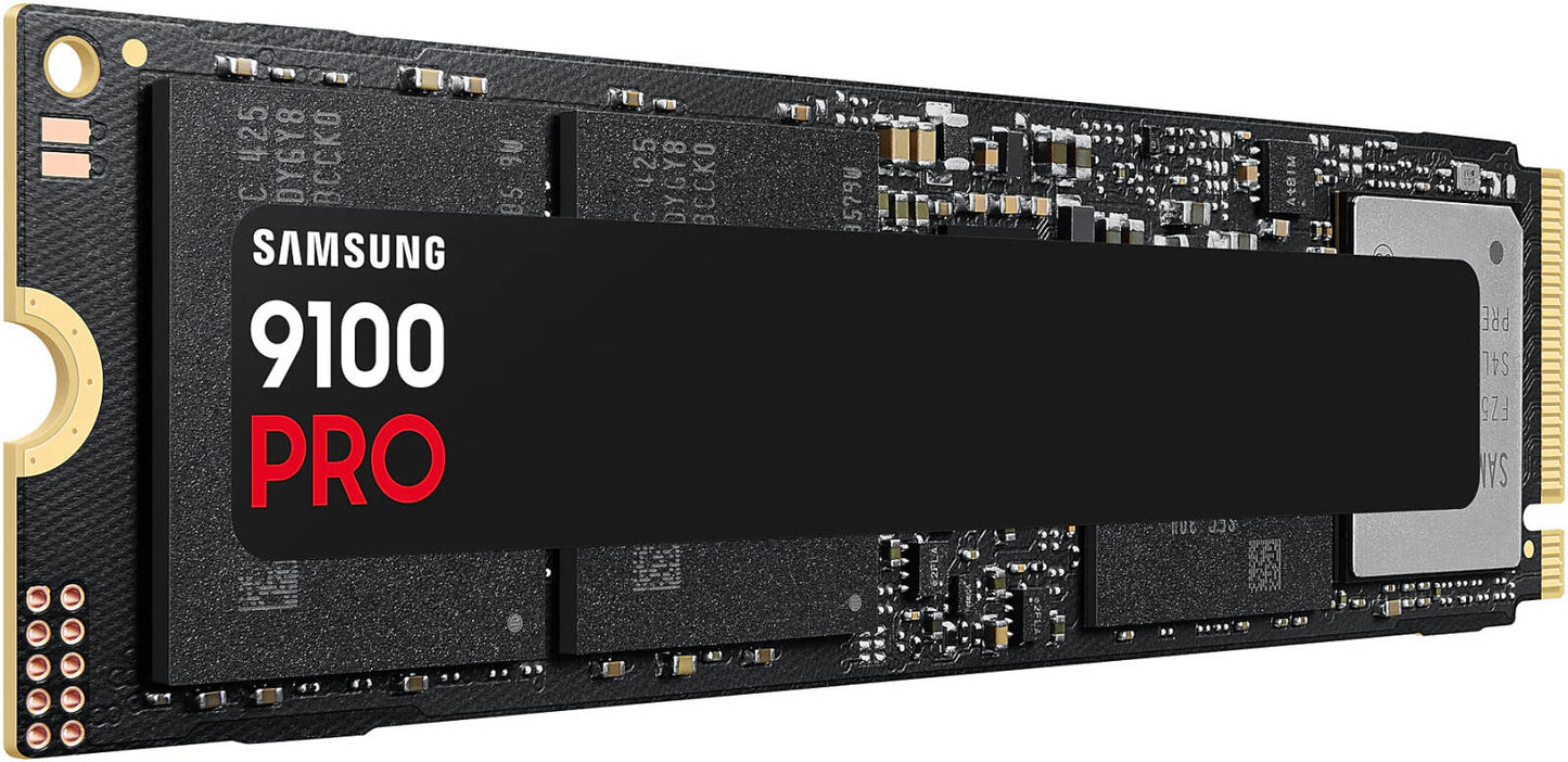 Samsung 9100 PRO 2TB PCIe 5.0 NVMe M.2 SSD PCIe 5.0x4 M.2 2280, Seq. Read Speeds Up to 14,800MB/s, Best for AI Computing, Gaming, and Heavy Duty Workstations (MZ VAP2T0B/AM)