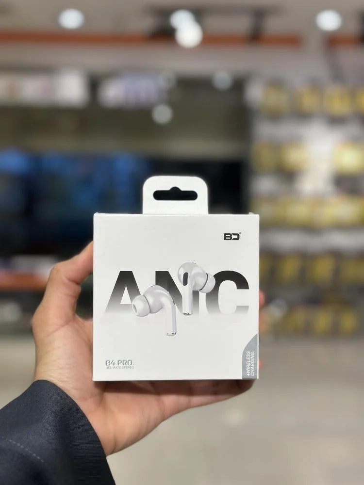 TWS Wireless Earbuds with ANC, Bluetooth 5.3 and Wireless Charging, BD B4 PRO