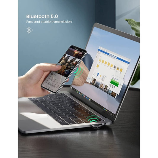 UGREEN CM390 Bluetooth Adapter 5.0 USB Dongle for PC Laptop Wireless Receiver (80889) Games Corner