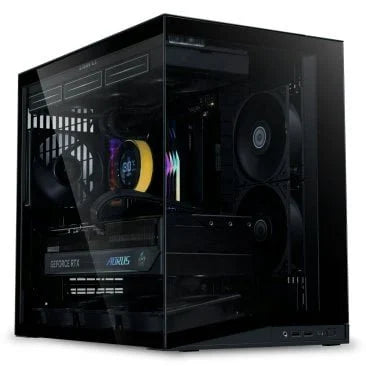 Lian Li O11D Mini V2 Flow Gaming Case Black (with 5 pcs of non RGB fans) - G99.O11DMIV2FX.BLK.00