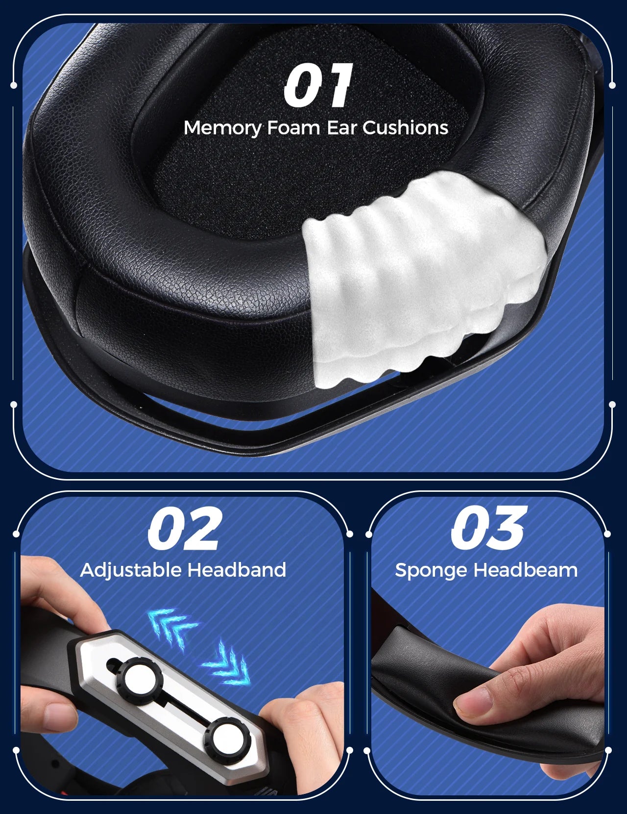 Mpow IRON SE Wired Gaming Headset.