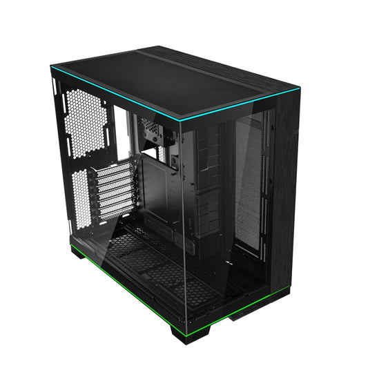 Lian Li O11D EVO RGB E-ATX gaming dual chamber case - ARGB lighting strips - Up to 420mm radiator - Cable management - Front and side tempered glass panels - Reversible chassis