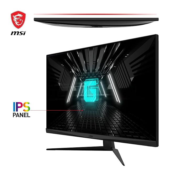 MSI G321Q 32 Inch WQHD Gaming Monitor - 2560 x 1440 IPS Panel, 170 Hz, 1ms, 123% sRGB Colour Gamut, HDR Ready, Tilt-Adjustable Stand - DP 1.2a, HDMI 2.0b
