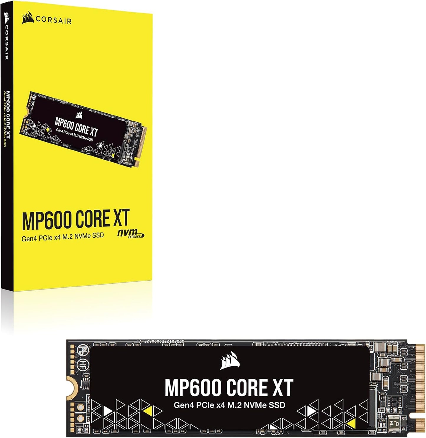 CORSAIR 1TB NVME MP600 CORE XT NVME GEN4 PCIE*4 M.2 SSD UP TO 5900 SSD HARDDRIVE,CSSD-F1000GBMP600CXTR2