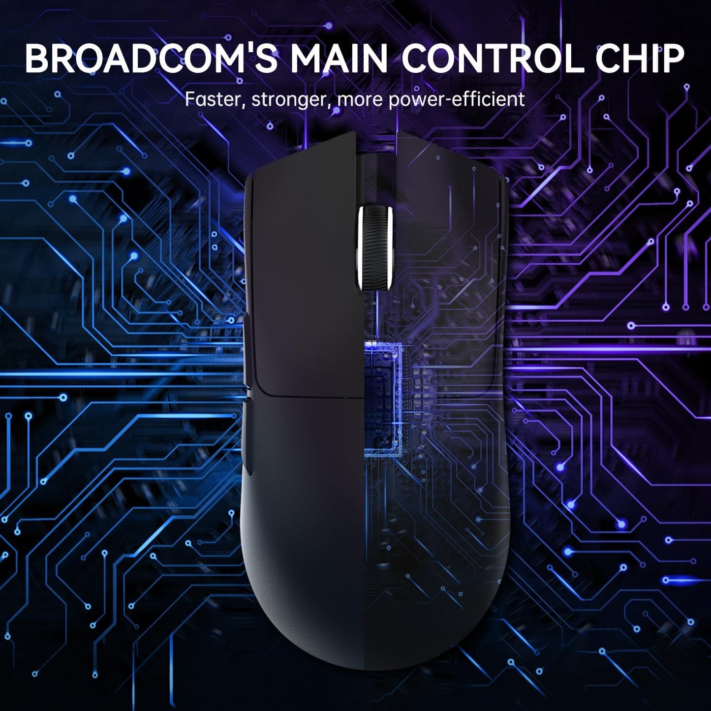 ATTACK SHARK X11 Lightweight Wireless Gaming Mouse with RGB Charging Dock,Tri-Mode-2.4G/USB-C Wired/BT,22K DPI,PAW3311 Optical Sensor,HUYU Switch, 5 programmable Buttons for PC,Mac-Black
