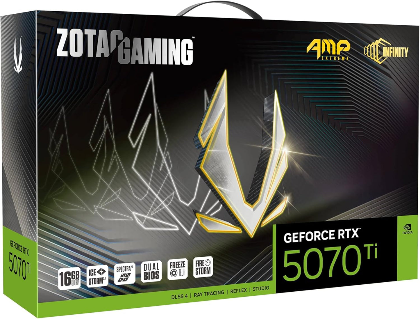 ZOTAC GAMING GeForce RTX 5070 Ti AMP Extreme INFINITY ULTRA,16GB Graphics Card, ZT-B50710BU-10P