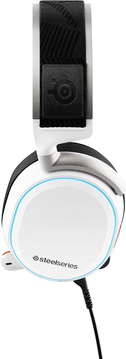 SteelSeries Arctis Pro + GameDAC Wired Gaming Headset-White