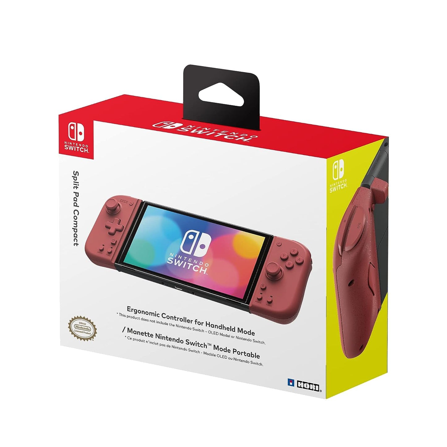 HORI Switch Split Pad Compact (Apricot Red)