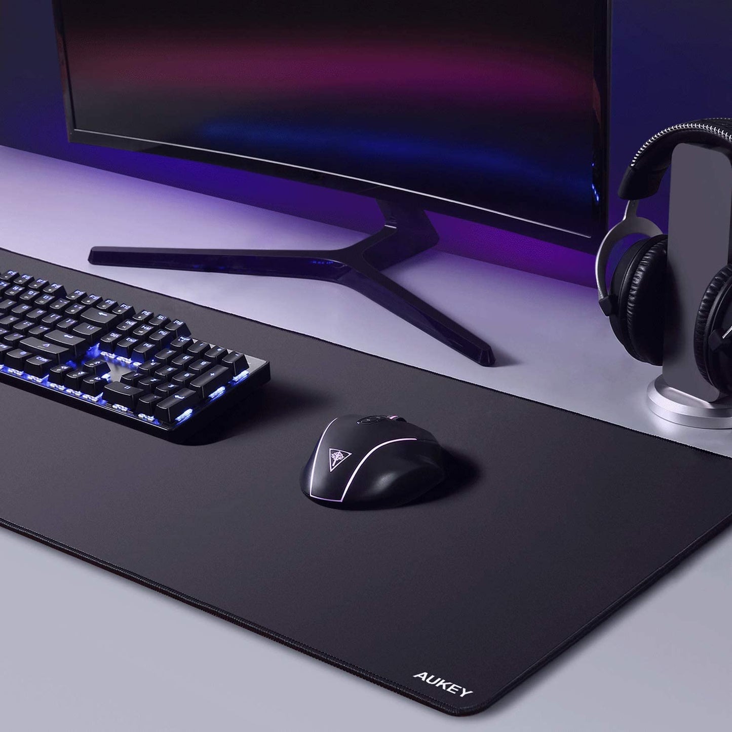 AUKEY Gaming Mouse Pad, Black – Size 900 X 400 X 4 MM