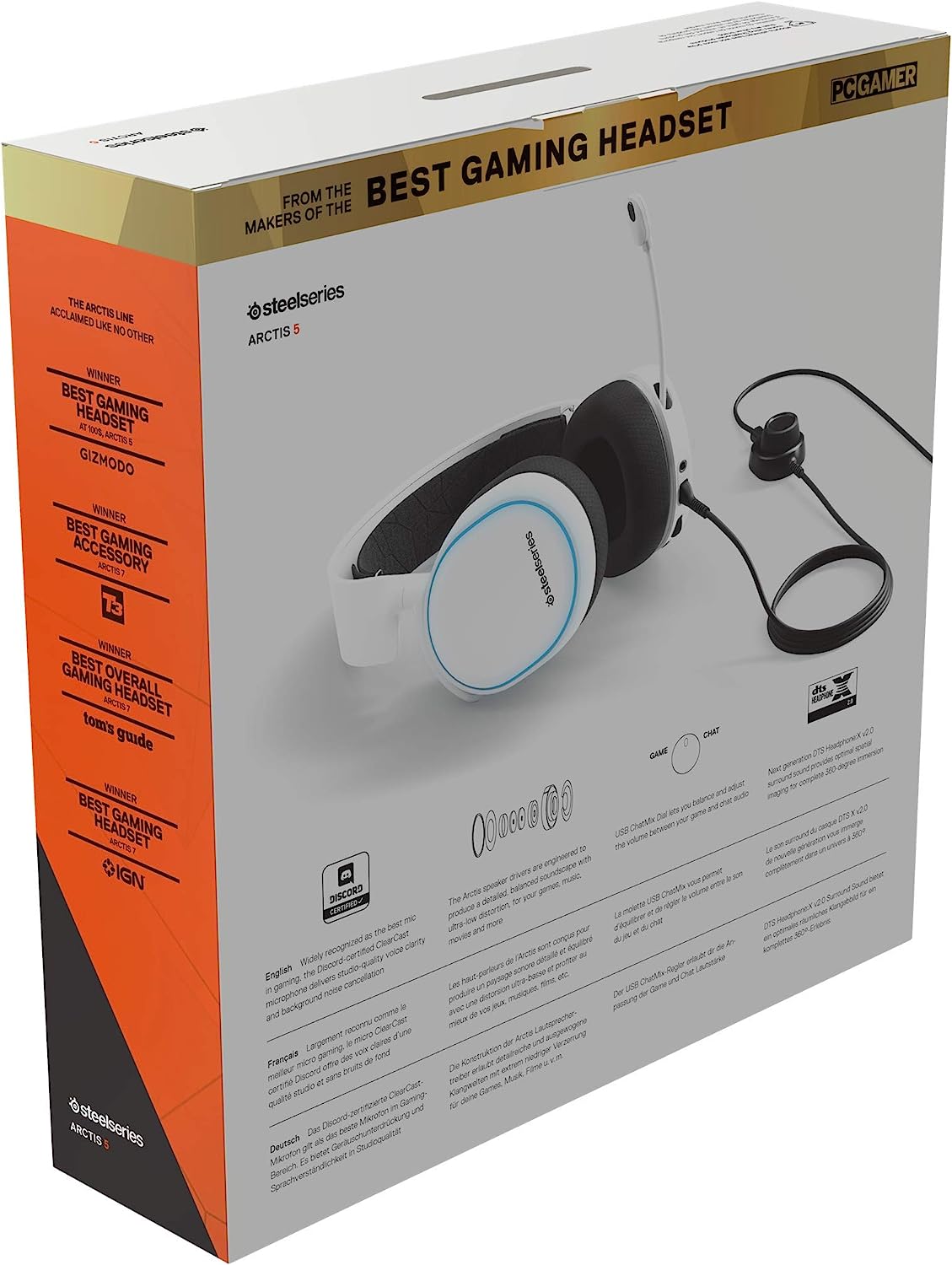 SteelSeries Arctis 5 RGB Illuminated Gaming Headset