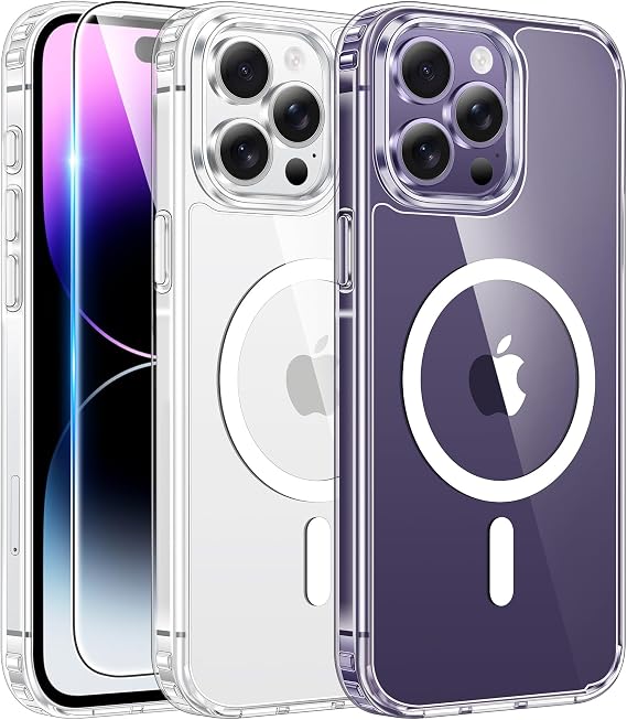 Magnetic for iPhone 14 Pro Max Case, Clear