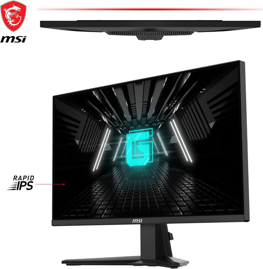MSI G255F 25-inch 1920 x 1080 (FHD) Computer Monitor, 180Hz, Adaptive-Synch, HDMI, DisplayPort, VESA Mountable, Tilt Adjustable 1ms, Black