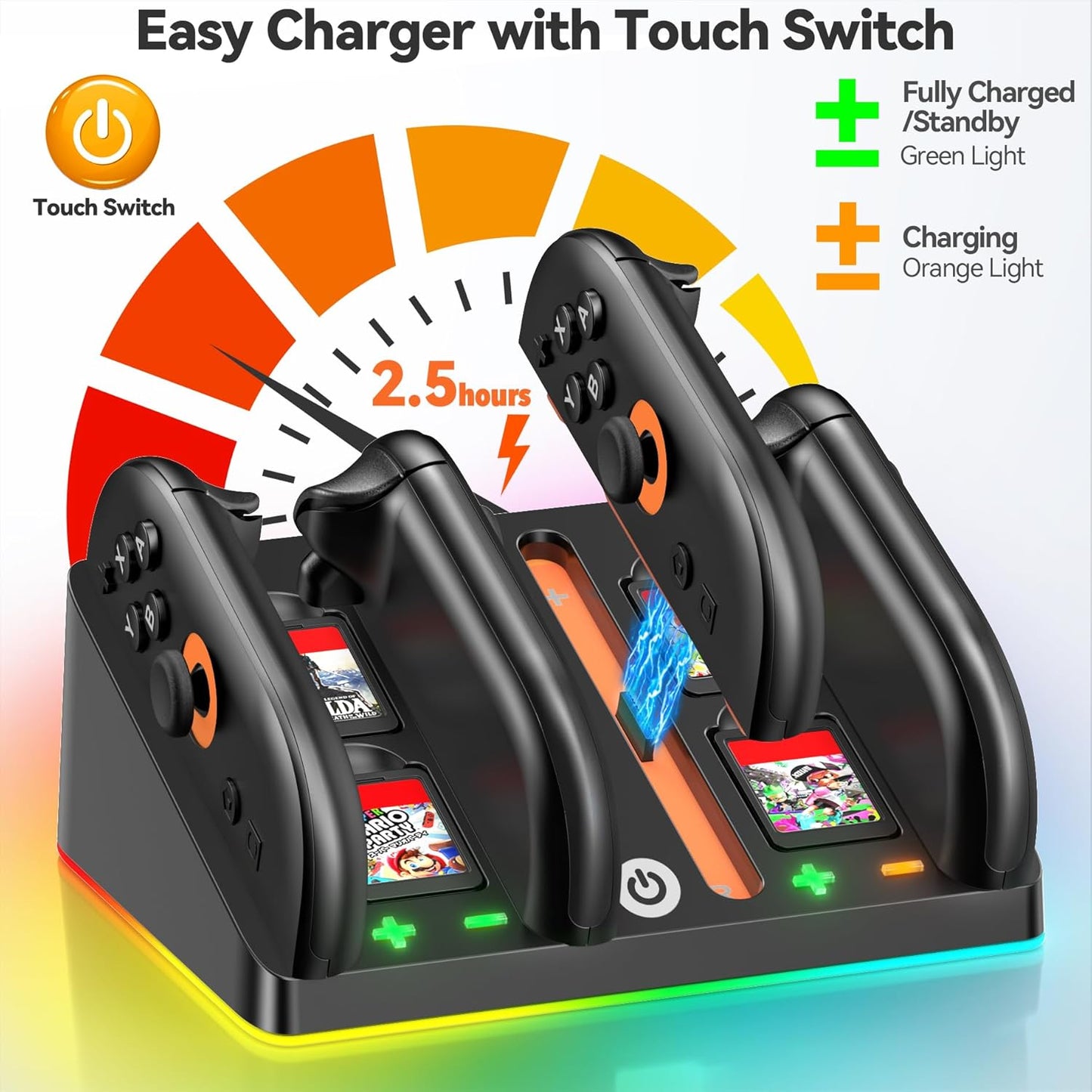 Dobe Switch2 controller charging dock