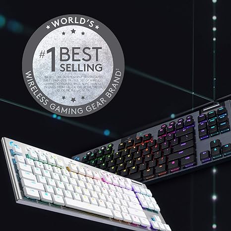 LOGITECH G915 TKL Tenkeyless LIGHTSPEED Wireless RGB Mechanical Gaming Keyboard -