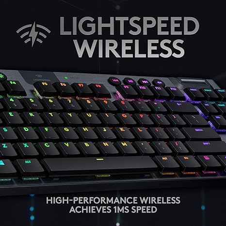 LOGITECH G915 TKL Tenkeyless LIGHTSPEED Wireless RGB Mechanical Gaming Keyboard -