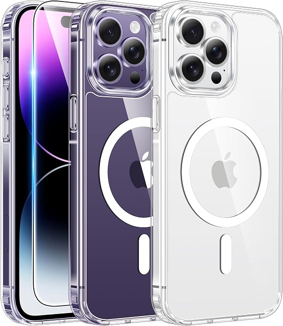 Magnetic for iPhone 14 Pro Case, Clear