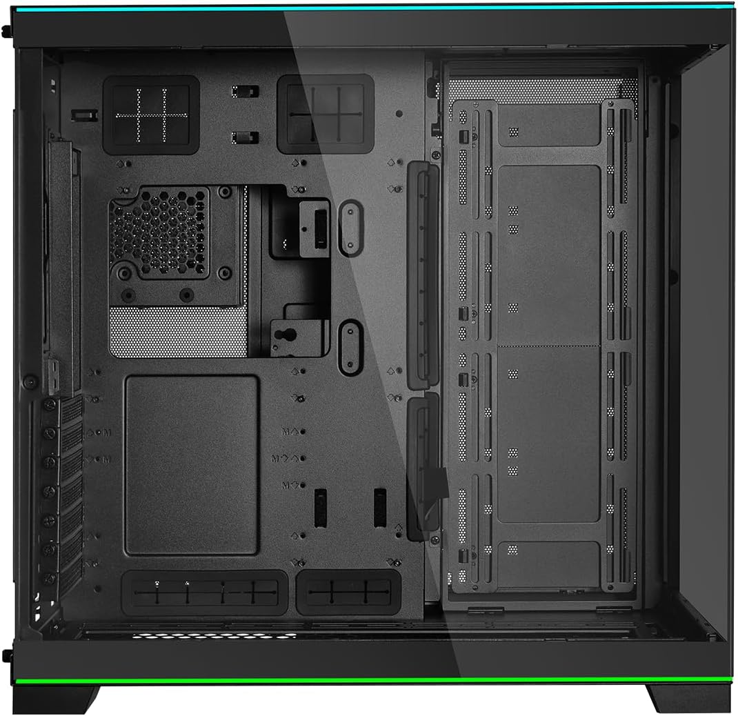 Lian Li O11D EVO RGB E-ATX gaming dual chamber case - ARGB lighting strips - Up to 420mm radiator - Cable management - Front and side tempered glass panels - Reversible chassis