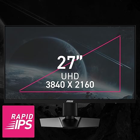 MSI MPG274URF QD 27-inch 3840 x 2160 (UHD) 4k gaming Monitor, 160Hz, 0.5ms,Black