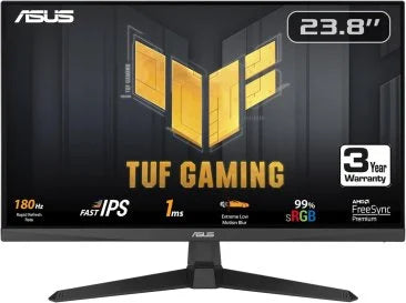 ASUS TUF Gaming VG249Q3A 24" FHD Fast IPS 180Hz Gaming Monitor - Black - 90LM09B0-B01170