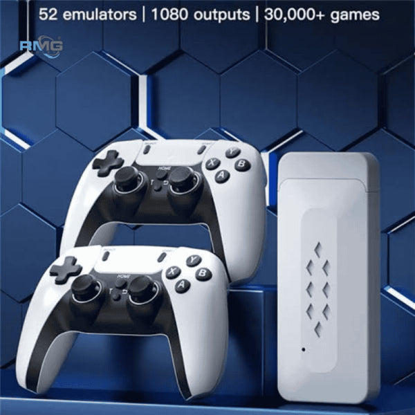 M22 Game Stick 4K 64GB 30000+ Games 52 Simulators EMUIELEC System 2.4G Wireless Retro Classic Video Gaming Consoles