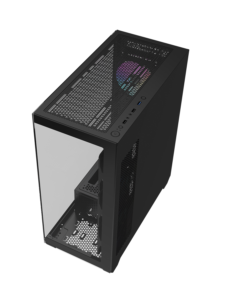 RAIDMAX Infinita i800 ATX Mid Tower PC Case,Black
