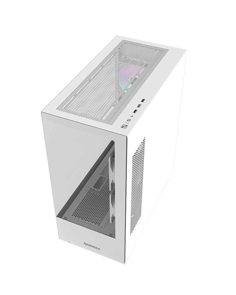 RAIDMAX Infinita i801 Mid Tower ATX PC Case,White
