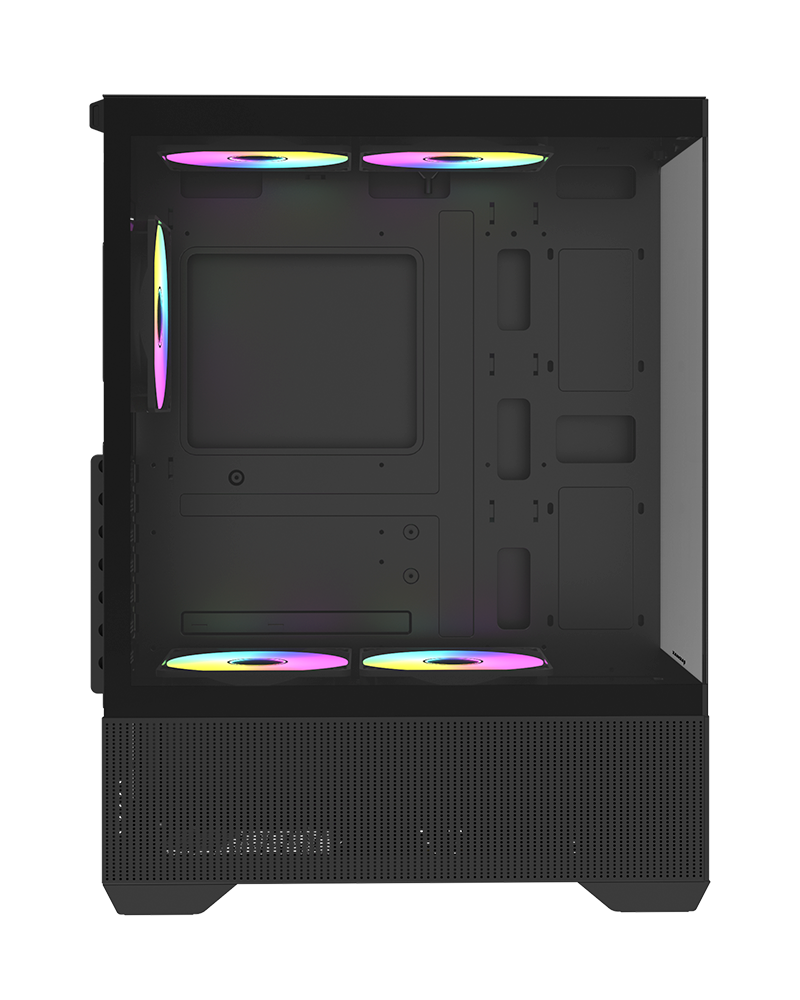 RAIDMAX Infinita i802 Air ATX Mid Tower PC Case,Black