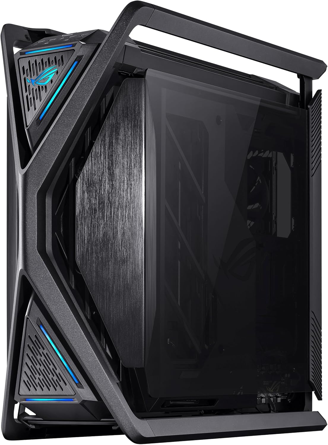 ASUS ROG Hyperion GR701 BTF Edition E-ATX Gaming Case - Supports Hidden Port Motherboards, 420mm Dual Radiator Support, 4x 140mm Fans, ARGB Fan Hub, 60W Fast Charge