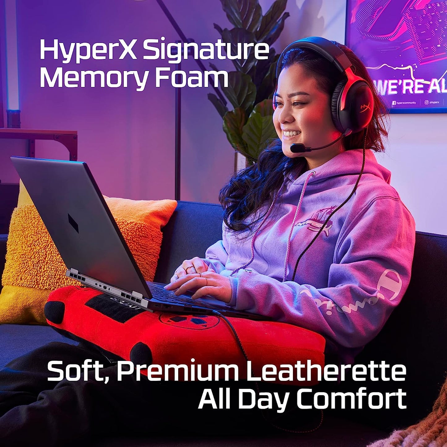 HyperX Cloud III Gaming Headset Black-Red