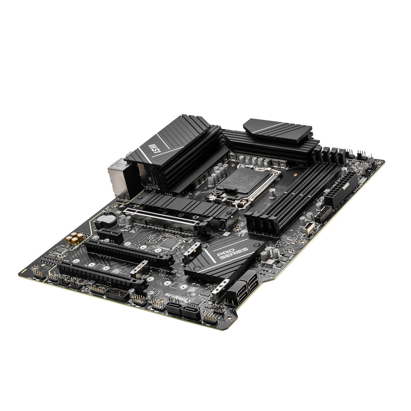 MSI Pro Z790-P WiFi Pro Series Motherboard, Supports 12th/13th Gen Intel Processors, LGA 1700, DDR5, PCIe 5.0, M.2, 2.5Gbps LAN, USB 3.2 Gen2, Wi-Fi 6E, ATX