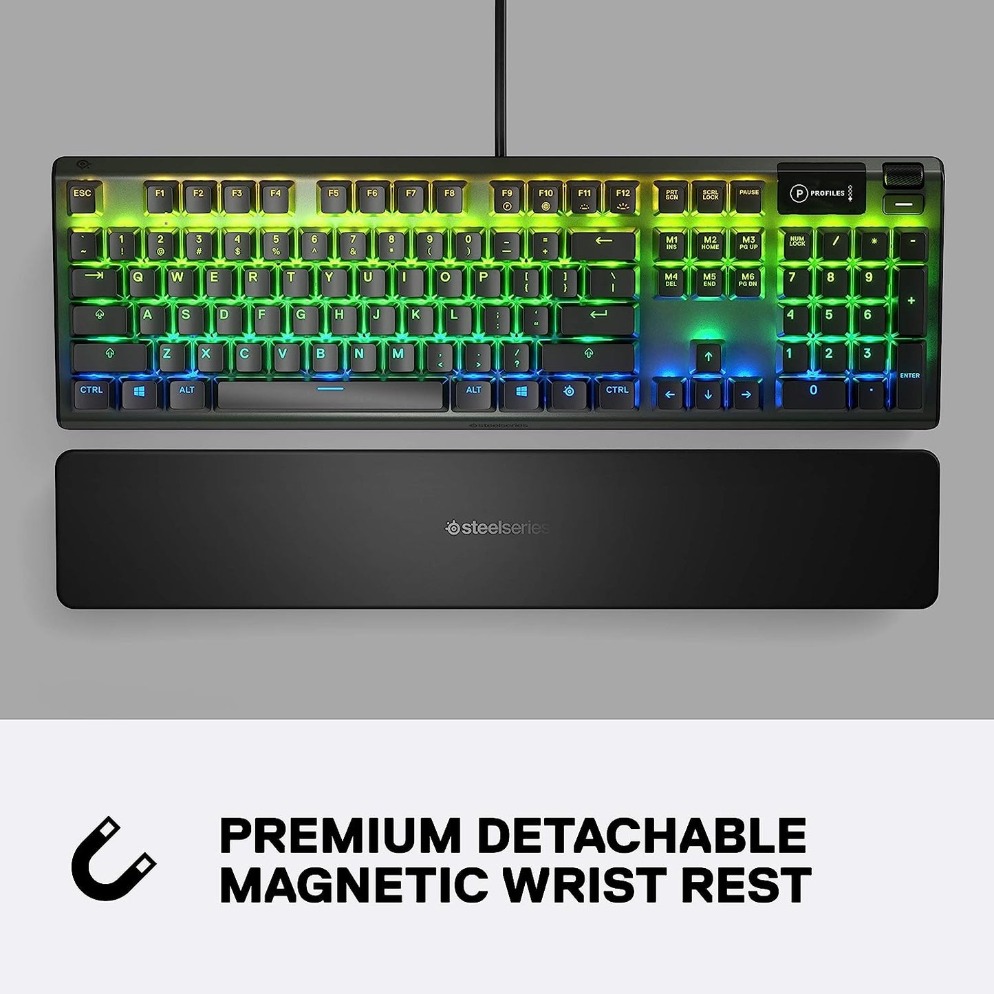 SteelSeries USB Apex 5 Hybrid Mechanical Gaming Keyboard