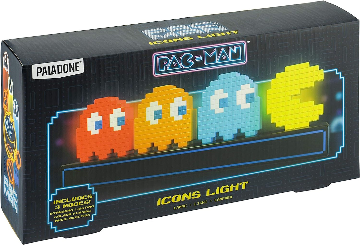 Pac Man And Ghosts Light, Multicolor, 15 X 31 cm