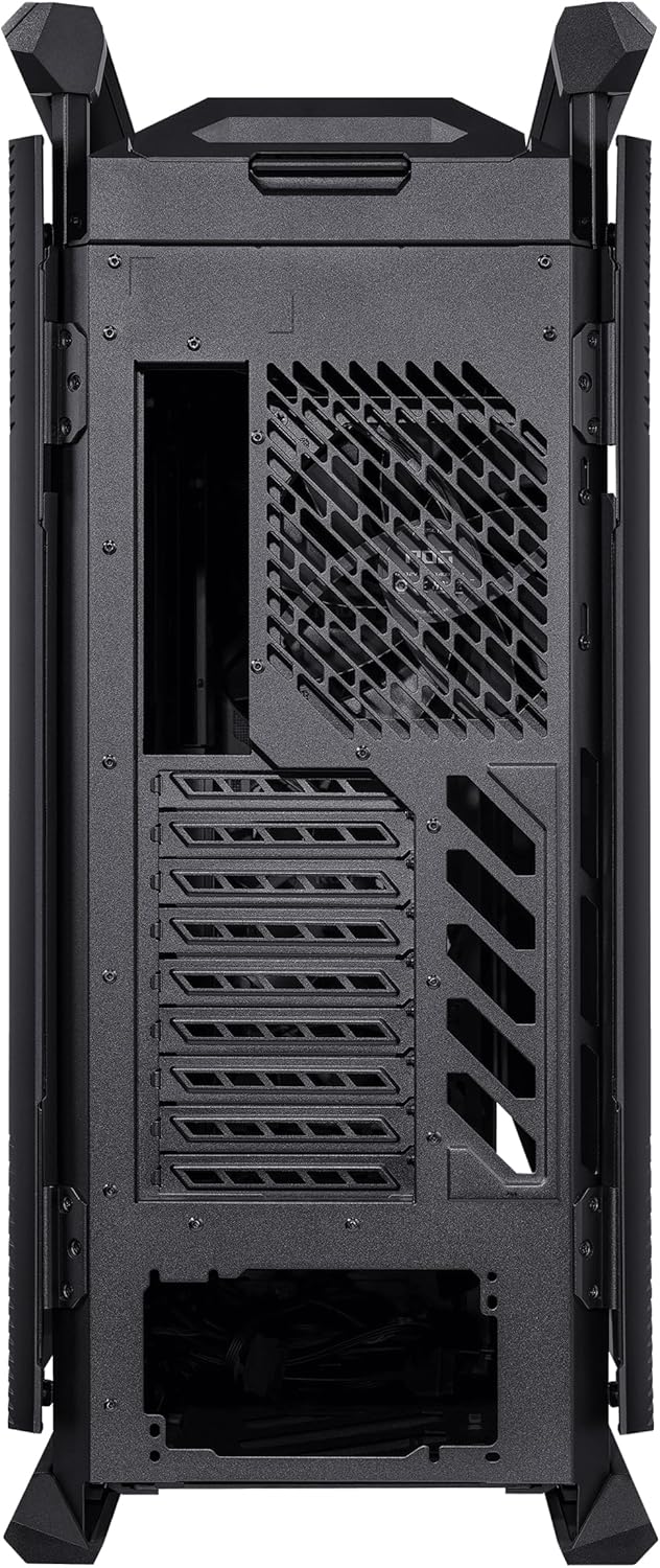 ASUS ROG Hyperion GR701 BTF Edition E-ATX Gaming Case - Supports Hidden Port Motherboards, 420mm Dual Radiator Support, 4x 140mm Fans, ARGB Fan Hub, 60W Fast Charge