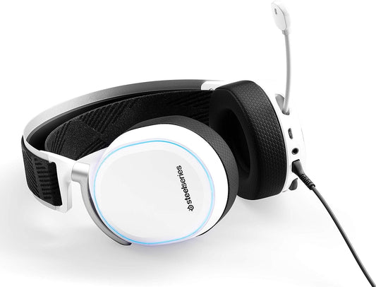 SteelSeries Arctis Pro + GameDAC Wired Gaming Headset-White