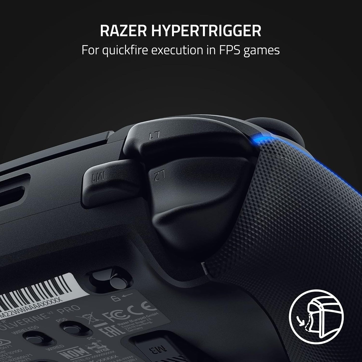 Razer Wolverine V2 Pro Wireless Gaming Controller for PS5,PC