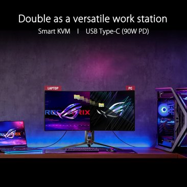 Asus ROG Swift OLED PG34WCDM 33.94" UWQHD WOLED 240Hz Curved Gaming Monitor - 90LM09L0-B01A70