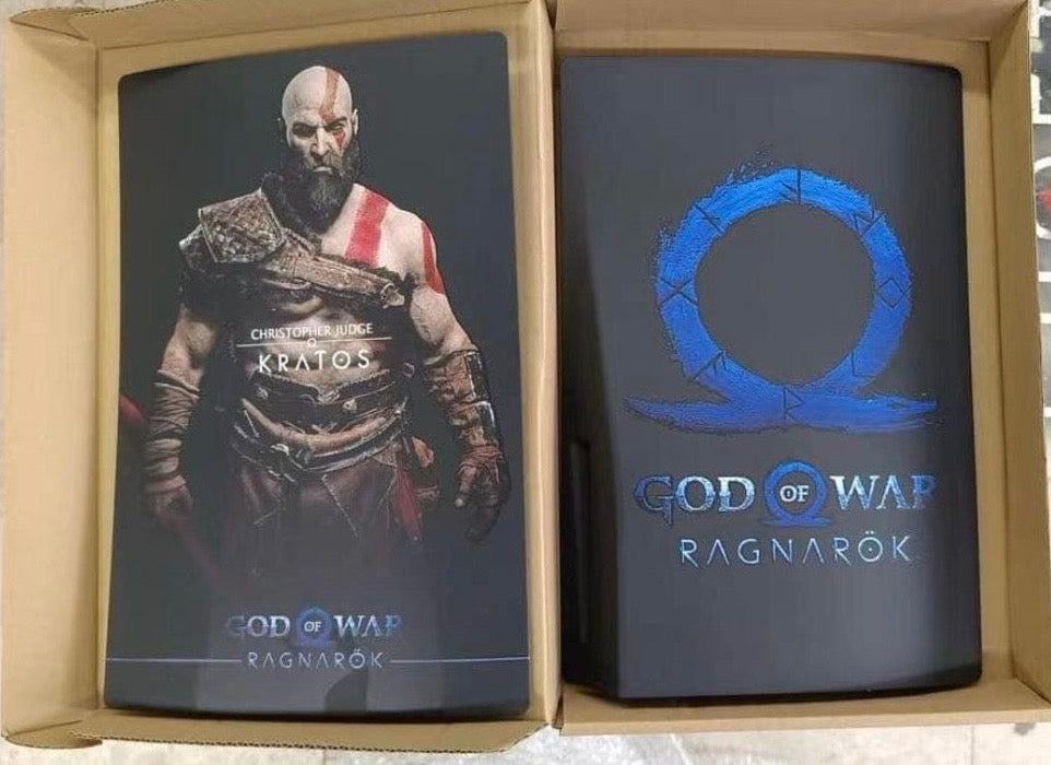 Playstation 5 Disc edition Premium Quality Faceplate-God of War Ragnarök Design