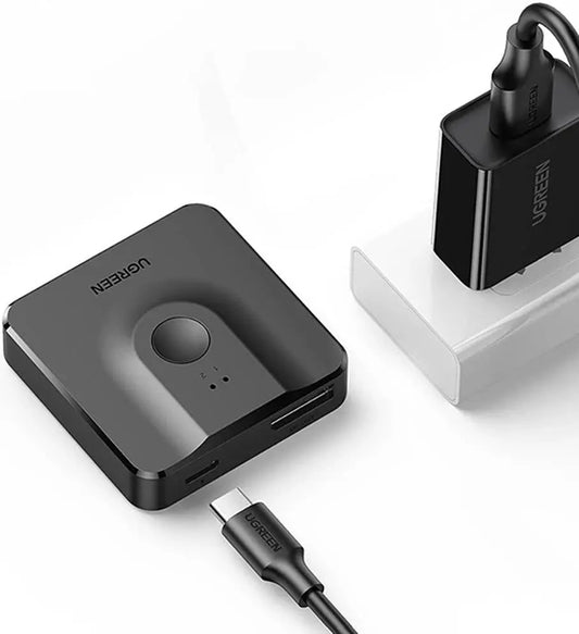 UGREEN DisplayPort Bi-Directional Switch 4K@60Hz DP Splitter 2 In 1 Out / 1 In 2 Out Games Corner
